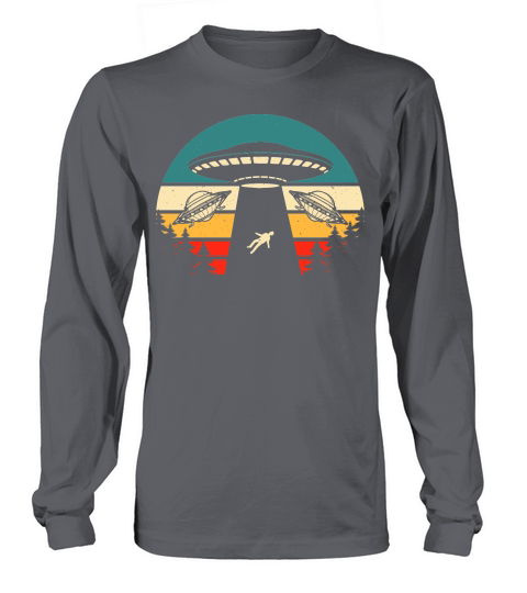 Vintage UFO Alien 11 Long sleeved Unisex