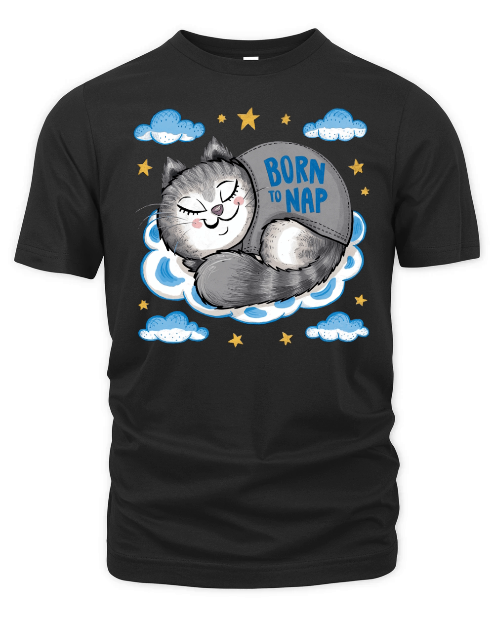 Born to Nap Cat Organic Unisex T-shirt