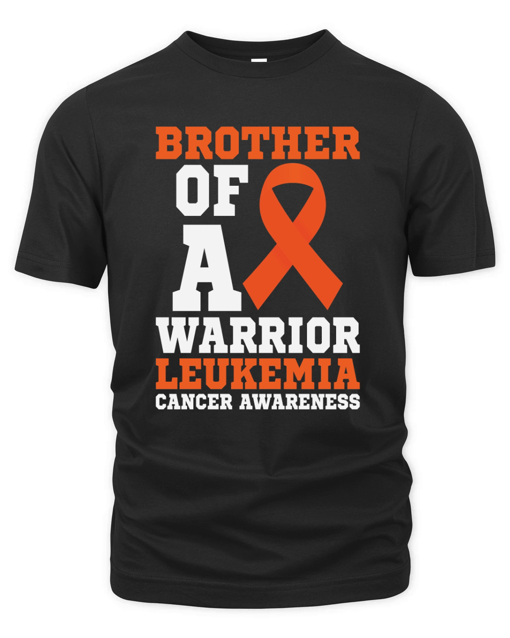 Brother Of A Warrior Leukemia Cancer Awareness Organic Unisex T-shirt