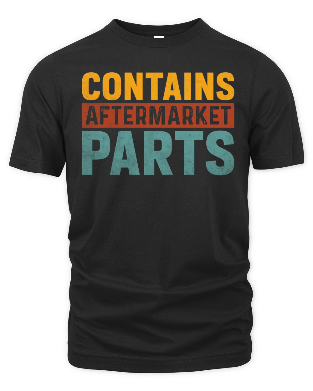 CONTAINS AFTERMARKET PARTS Organic Unisex T-shirt