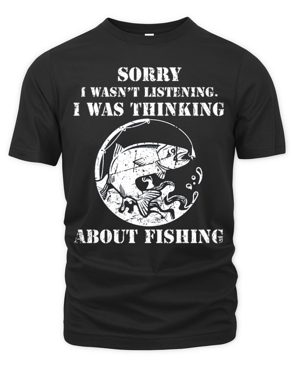 Funny Fishing Lover Father Grandfather Sorry I Organic Unisex T-shirt