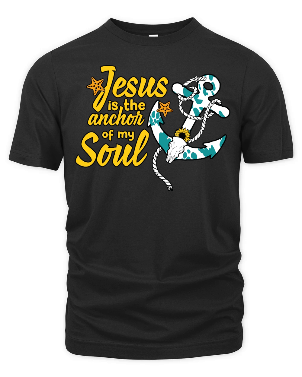 Jesus is the Anchor of Organic Unisex T-shirt