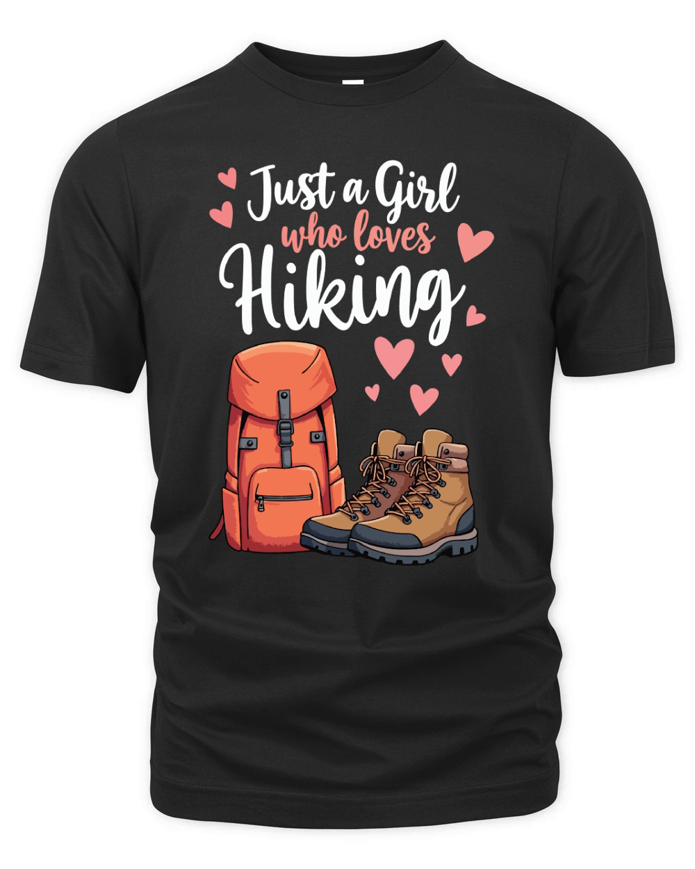 Just a girl who loves hiking Organic Unisex T-shirt
