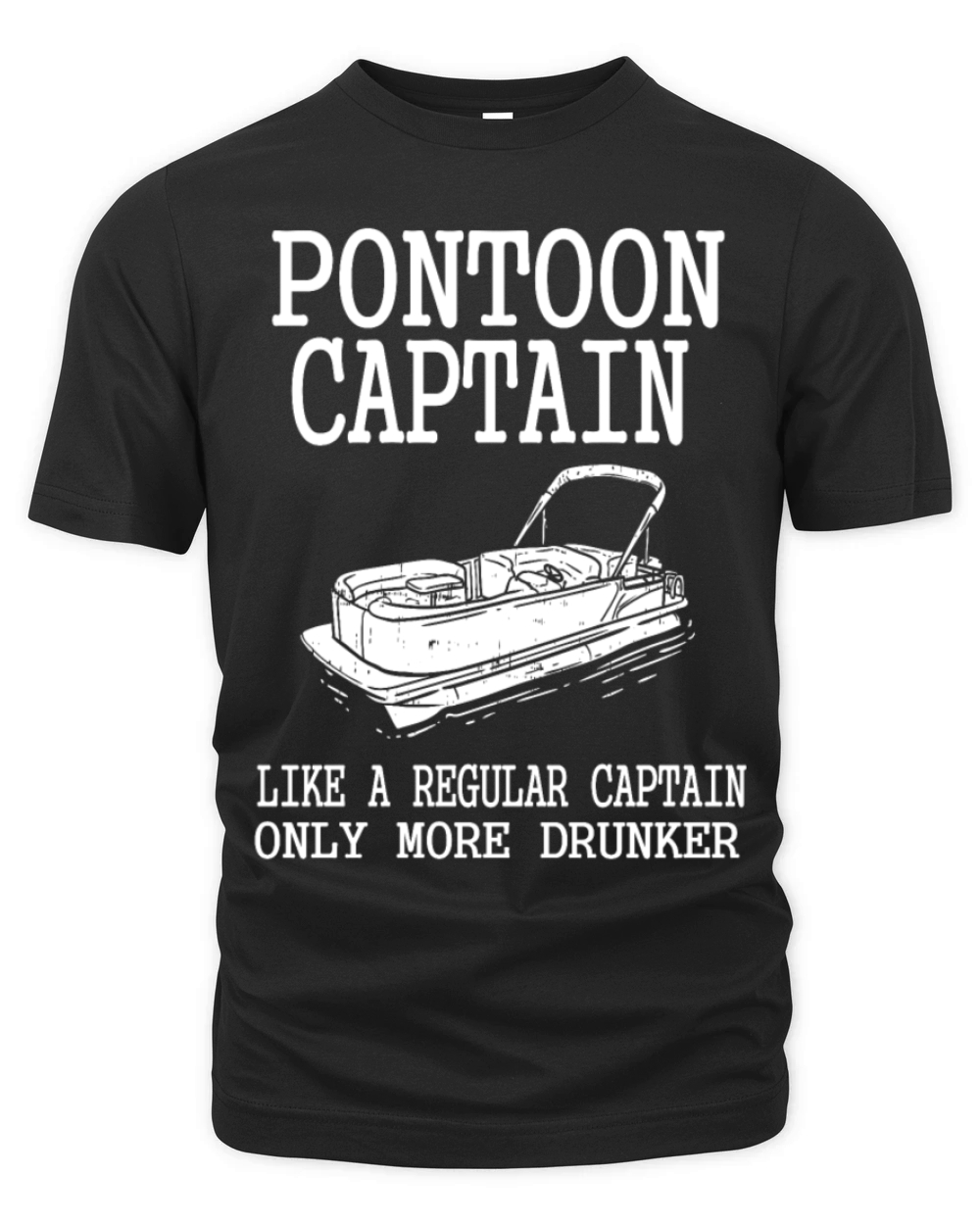 Pontoon Boat Captain only more drunker gift Organic Unisex T-shirt
