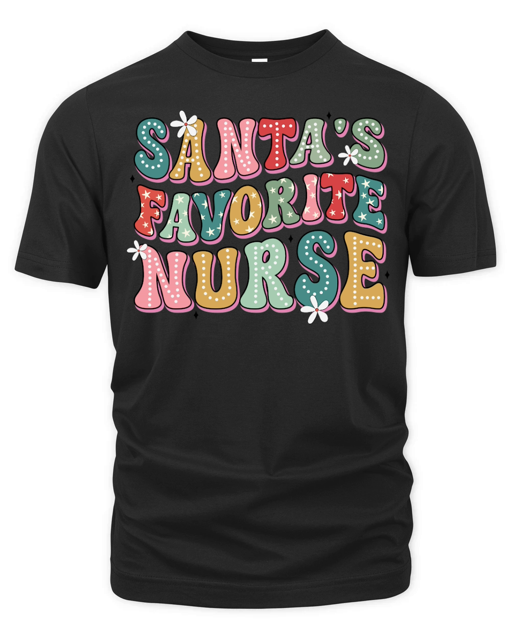 Santas favorite nurse 3 Organic Unisex T-shirt