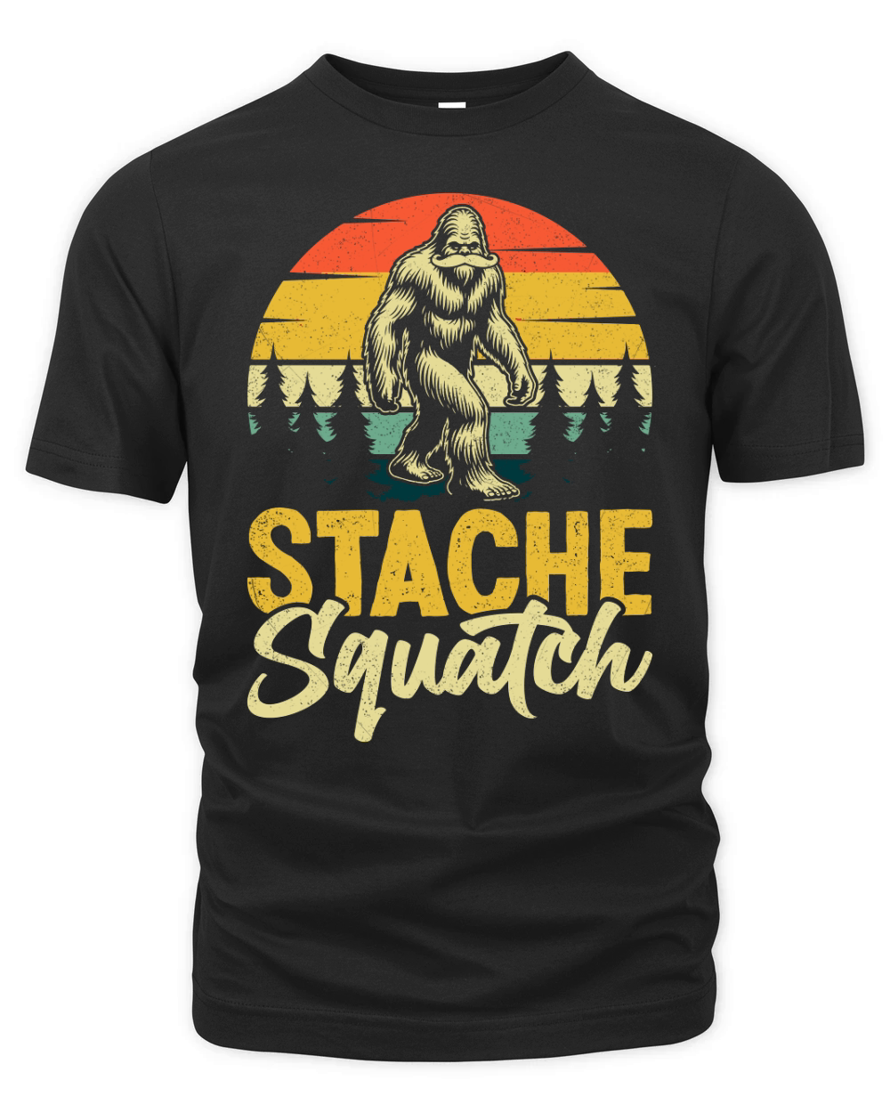 stache squatch Organic Unisex T-shirt