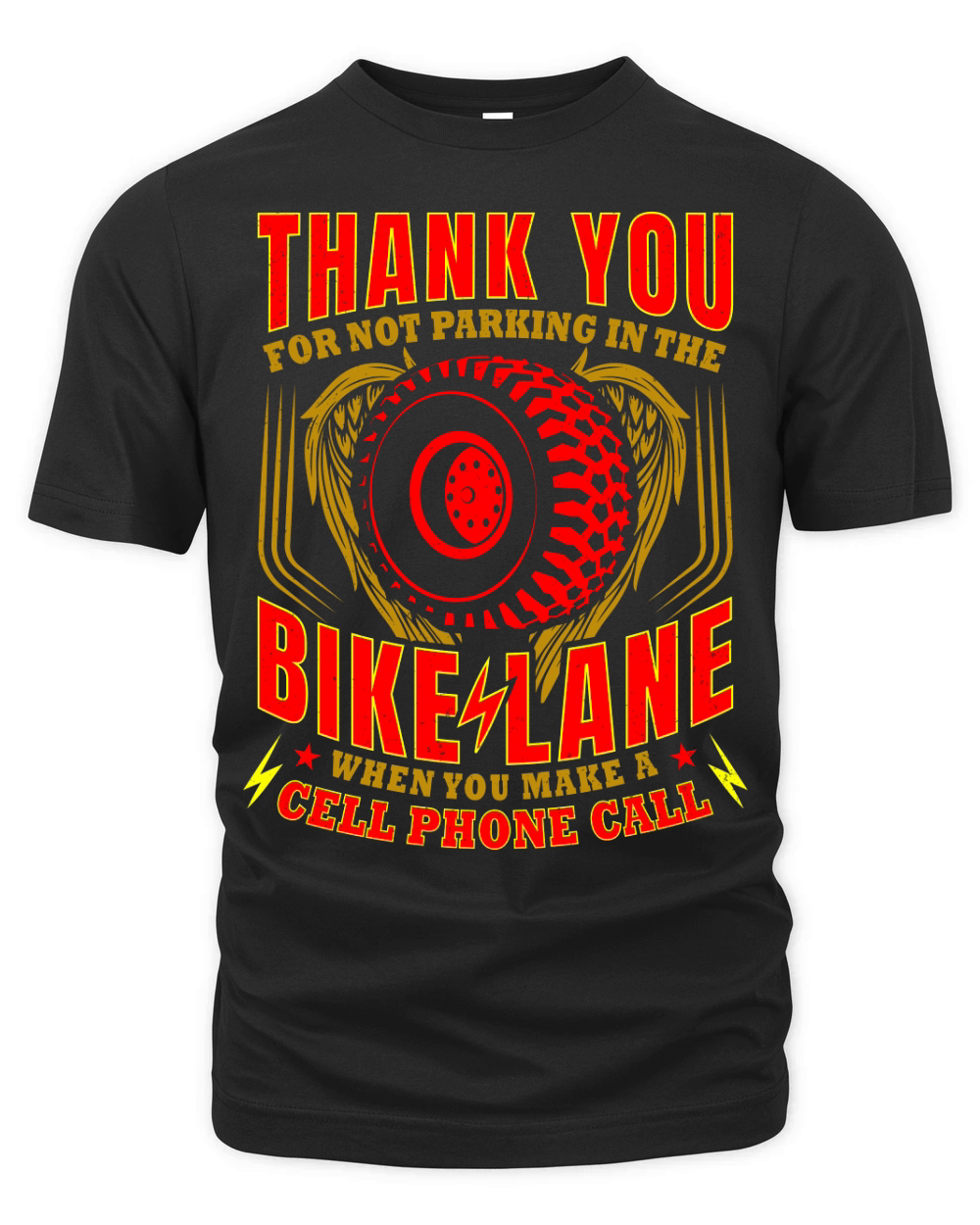 Thank You For Not Parking in The Bike Lane 2 Organic Unisex T-shirt
