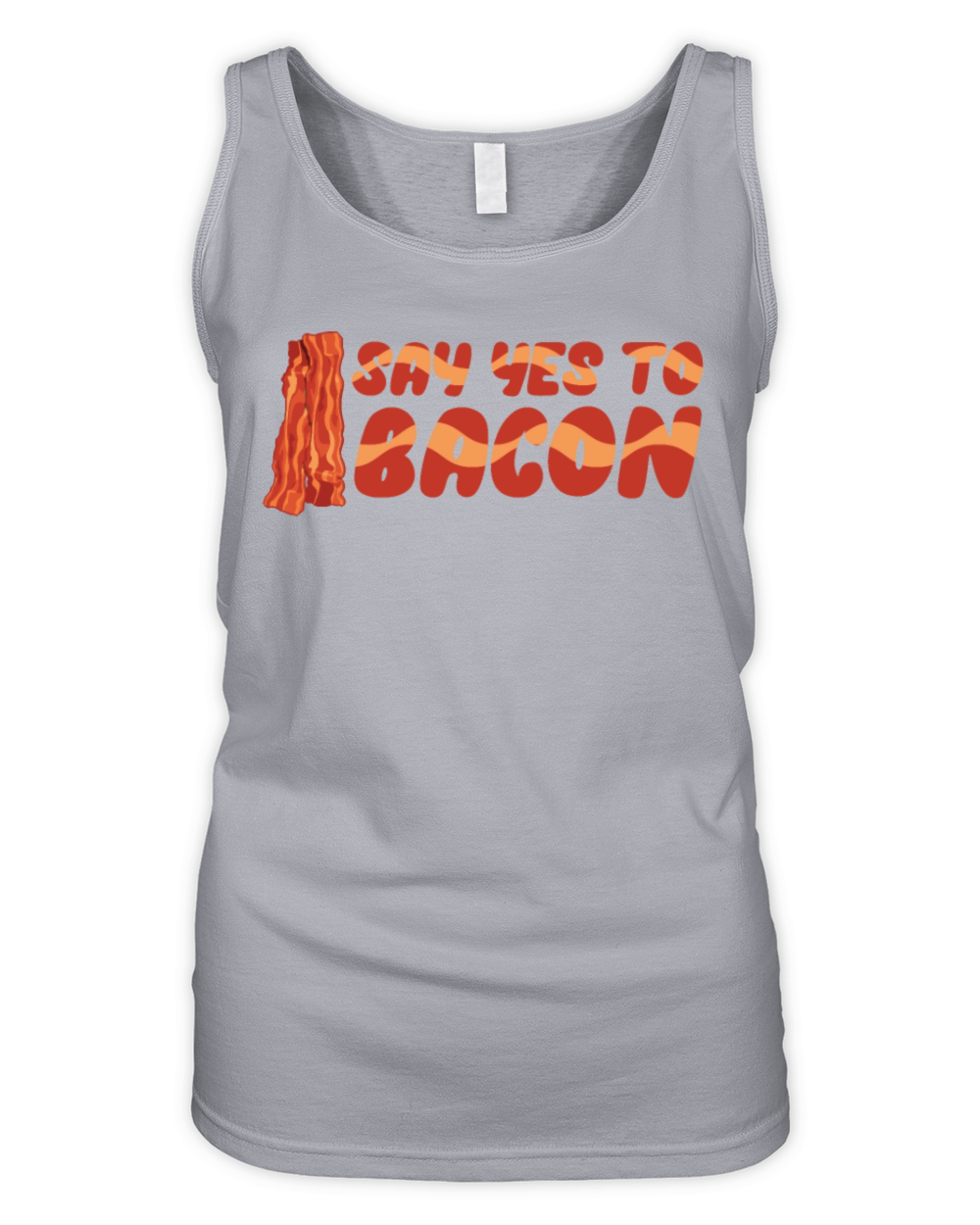 Bacon Meat Pork BBQ Barbecue Breakfast Organic Women's Tank Top