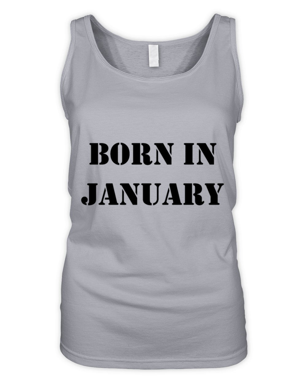born in january Organic Women's Tank Top