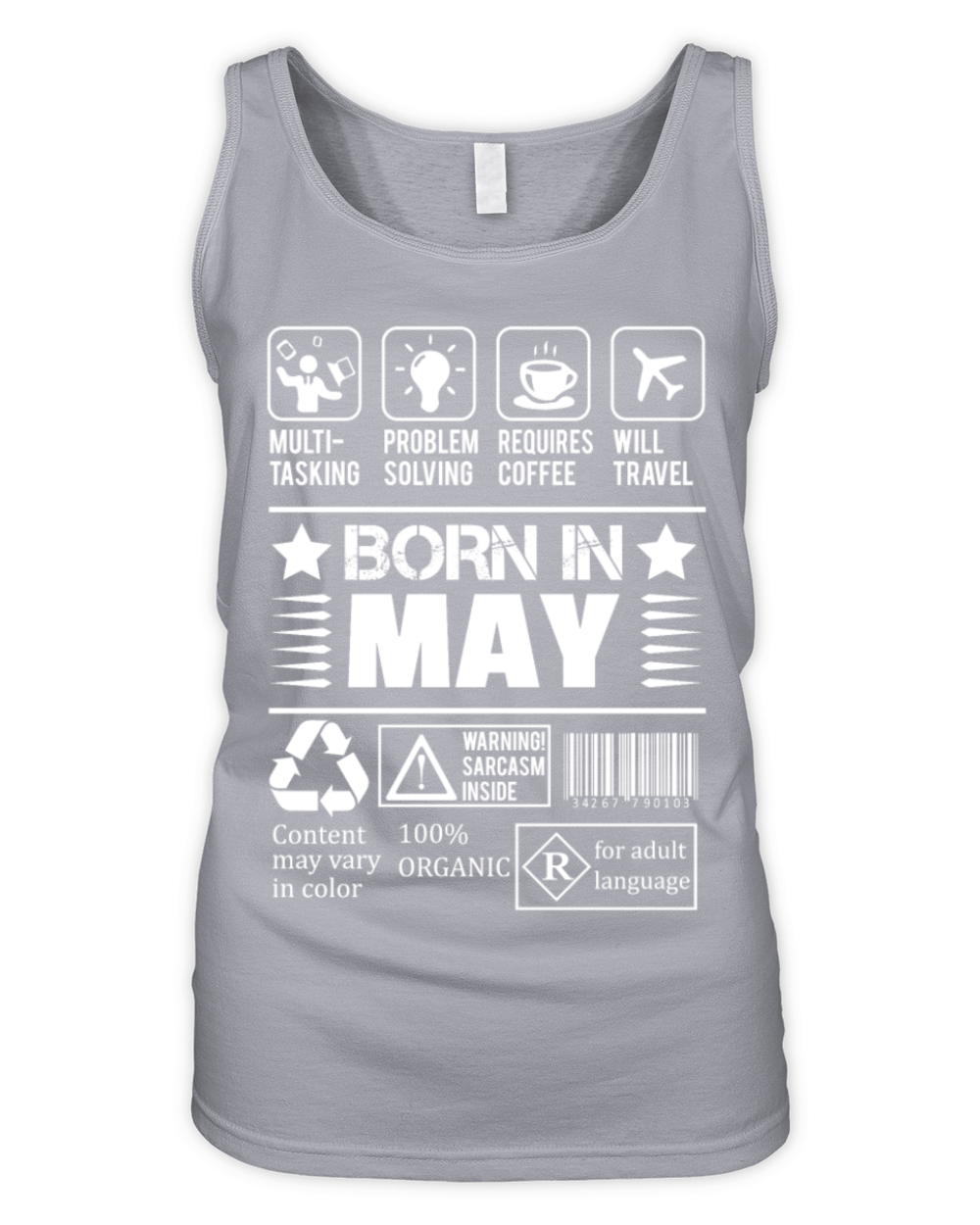 Born In May Organic Women's Tank Top