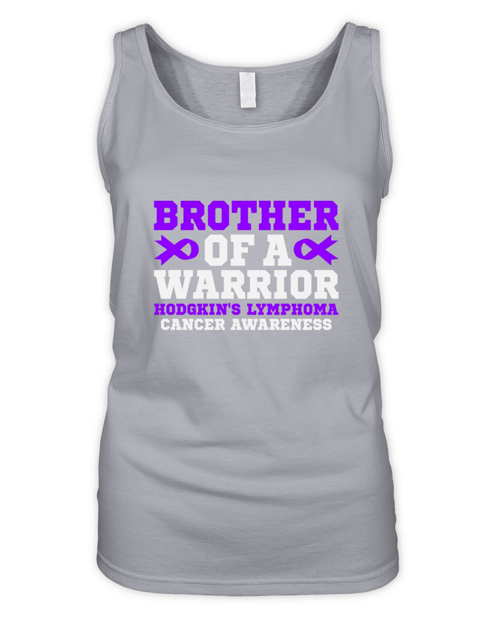 Brother Of A Warrior Hodgkins Lymphoma Cancer Awareness Organic Women's Tank Top