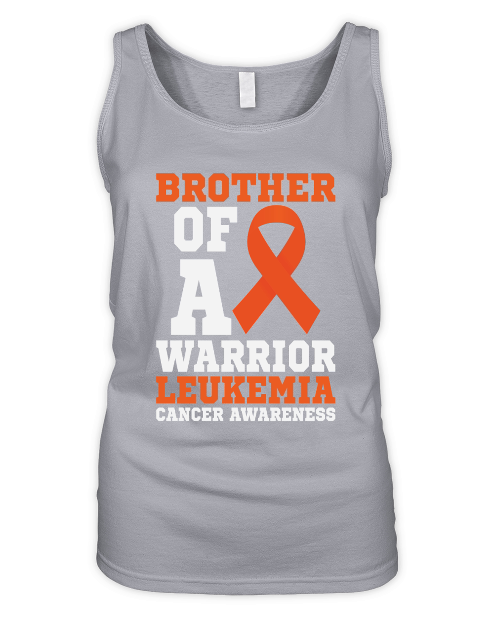 Brother Of A Warrior Leukemia Cancer Awareness Organic Women's Tank Top