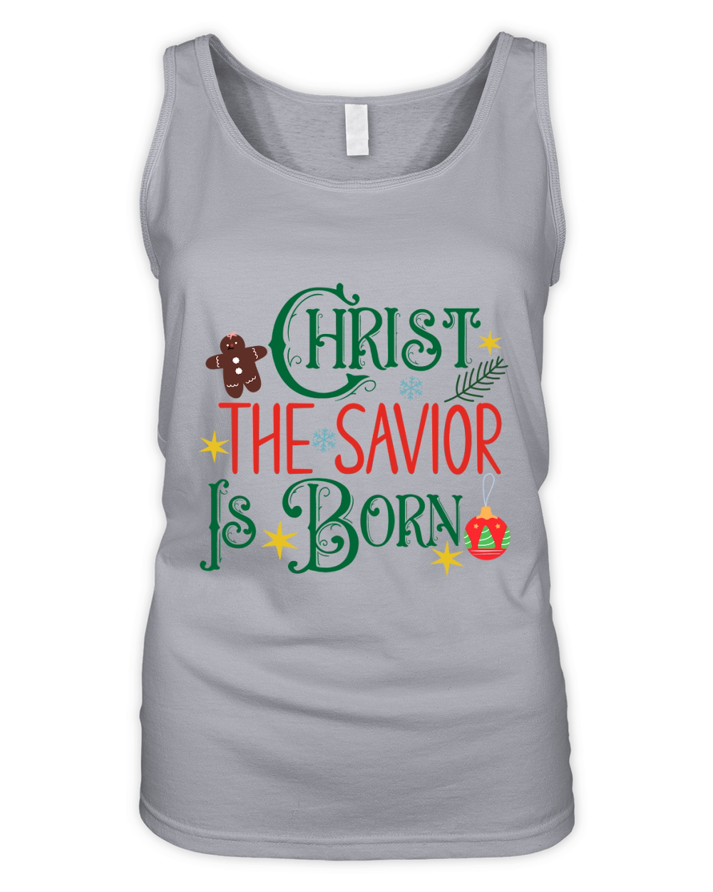 Christ The Savior Is Born Organic Women's Tank Top