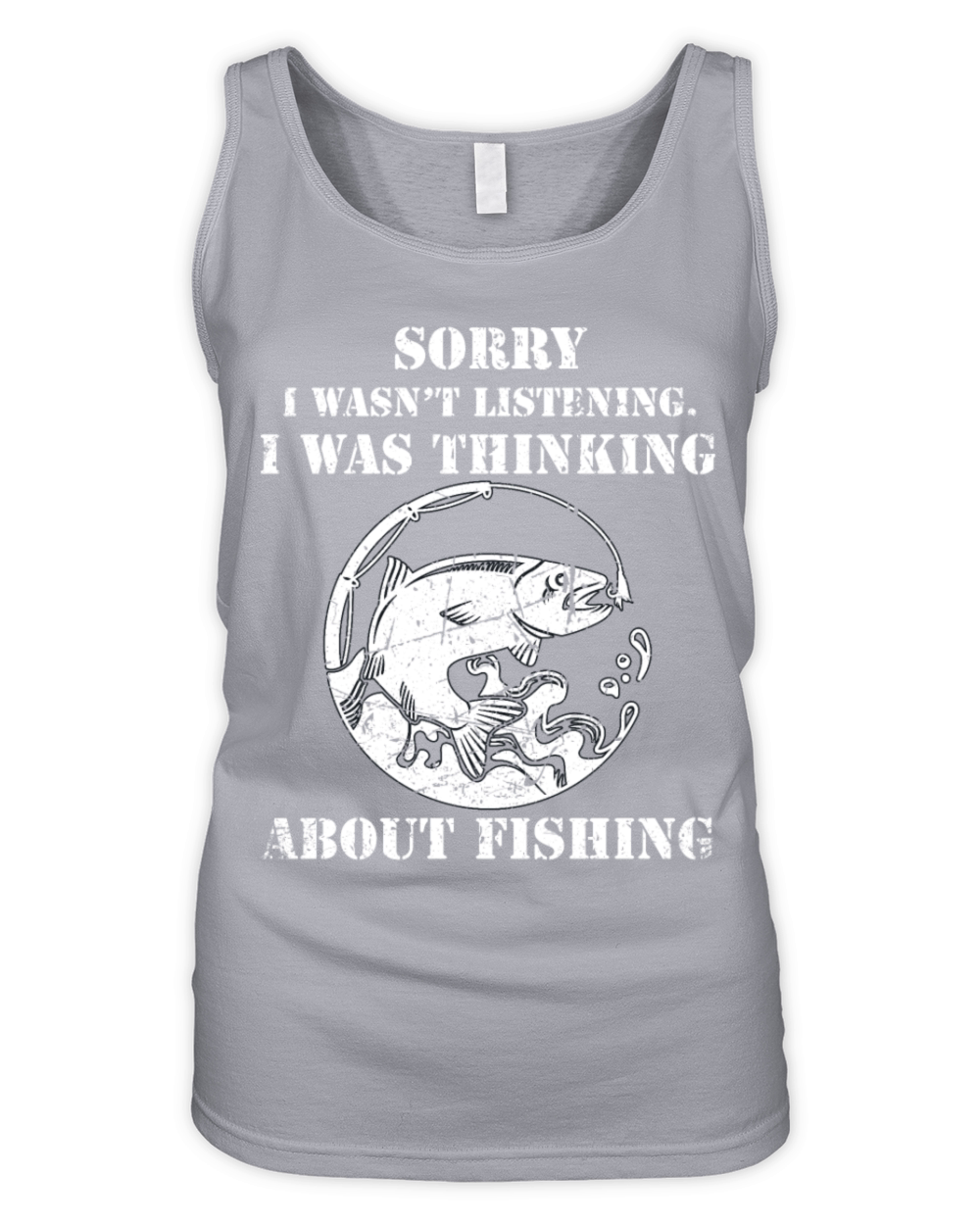 Funny Fishing Lover Father Grandfather Sorry I Organic Women's Tank Top