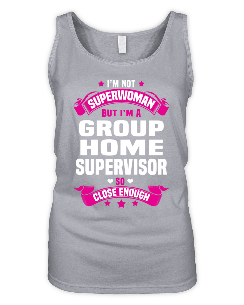 Group Home Supervisor Organic Women's Tank Top