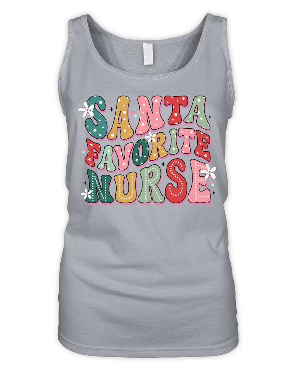 Santa Favorite Nurse 02 Organic Women's Tank Top