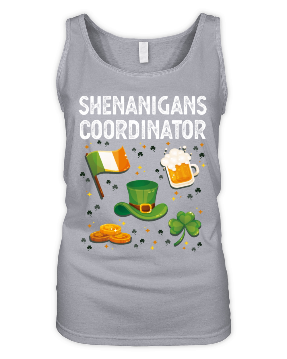Shenanigans Coordinator Irish St Patricks Da Organic Women's Tank Top