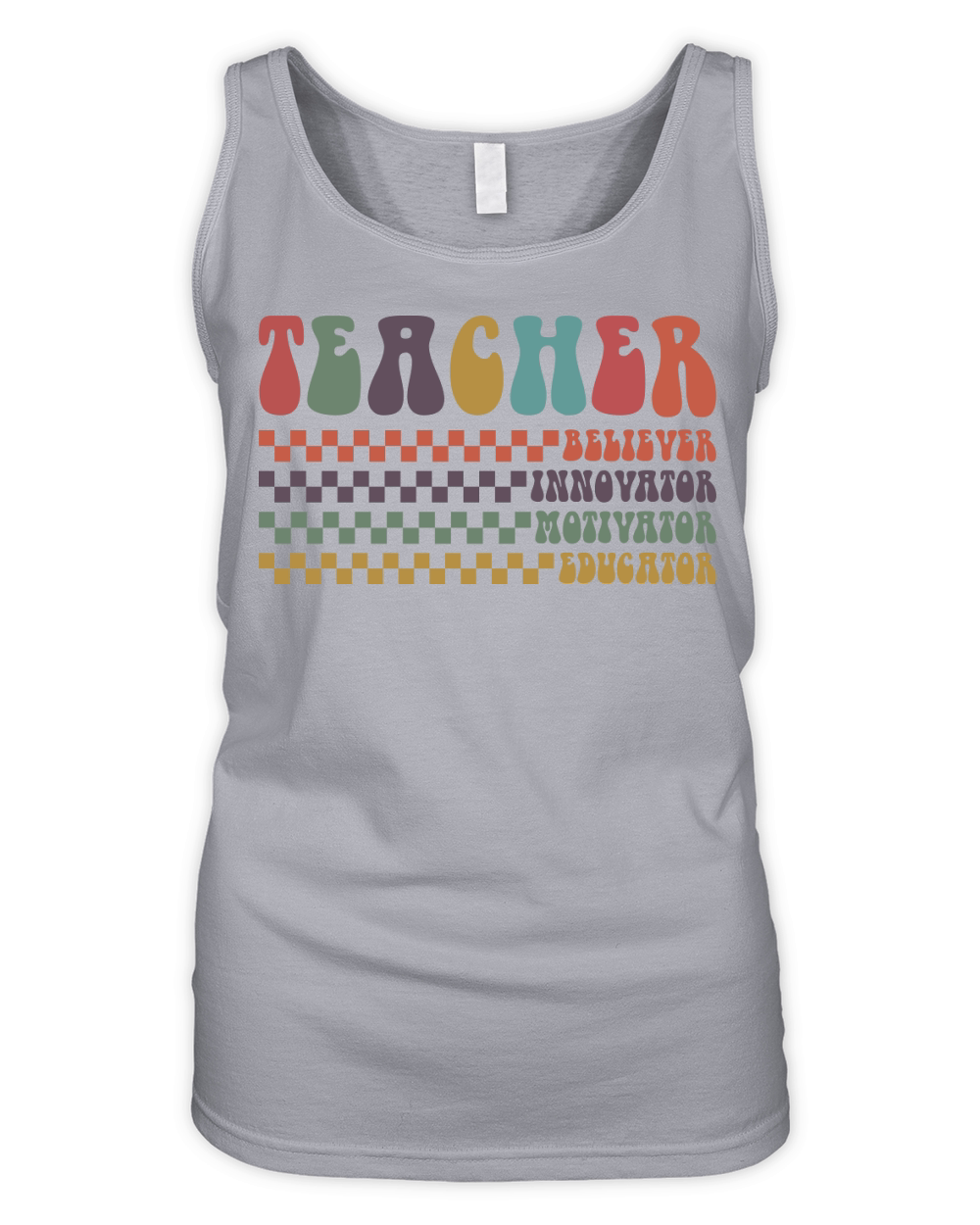Teacher Believer Innovator Motivator Educator Organic Women's Tank Top