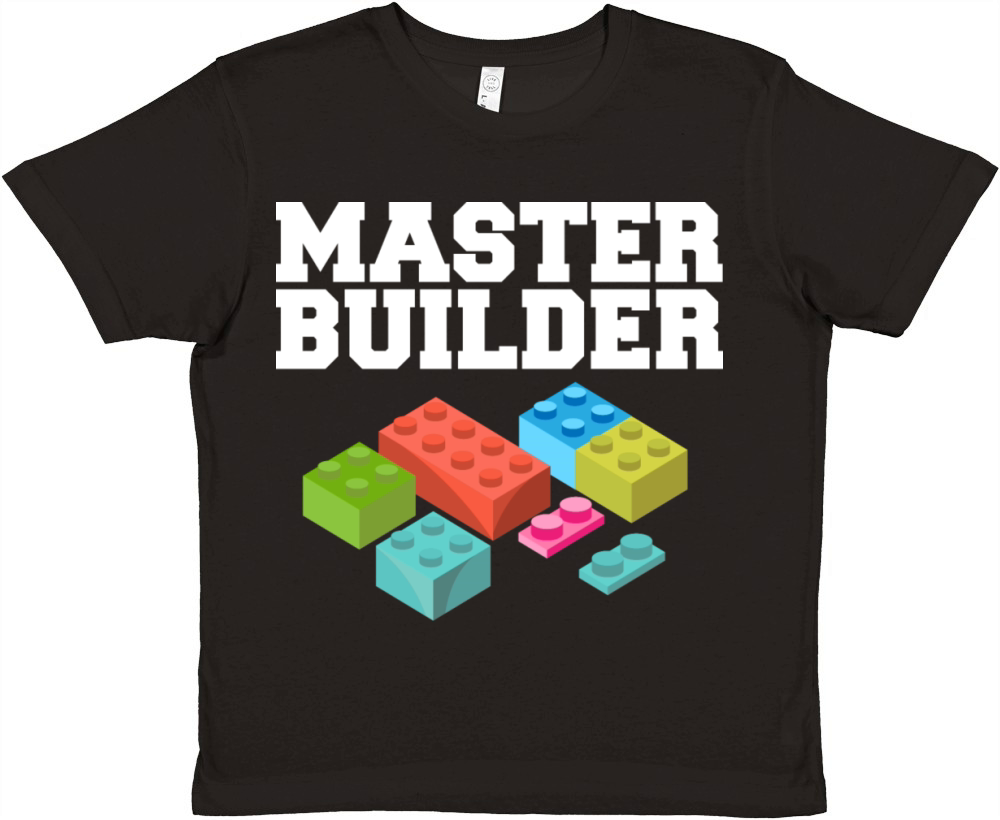 Building Blocks Bricks I Brick Builders I Master Premium Kids Crewneck T-shirt