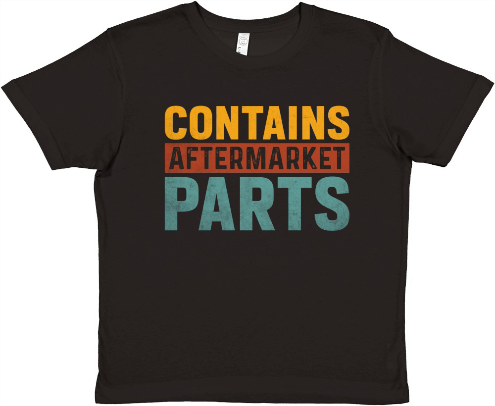 CONTAINS AFTERMARKET PARTS Premium Kids Crewneck T-shirt
