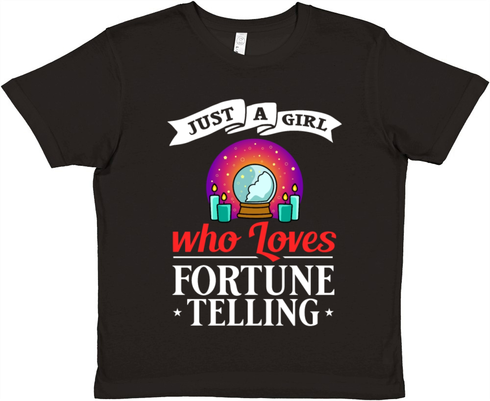 Fortune Telling Paper Cards Crystal Ball Premium Kids Crewneck T-shirt