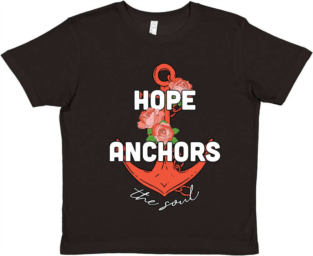 Hope Anchors the Soul Flora Premium Kids Crewneck T-shirt