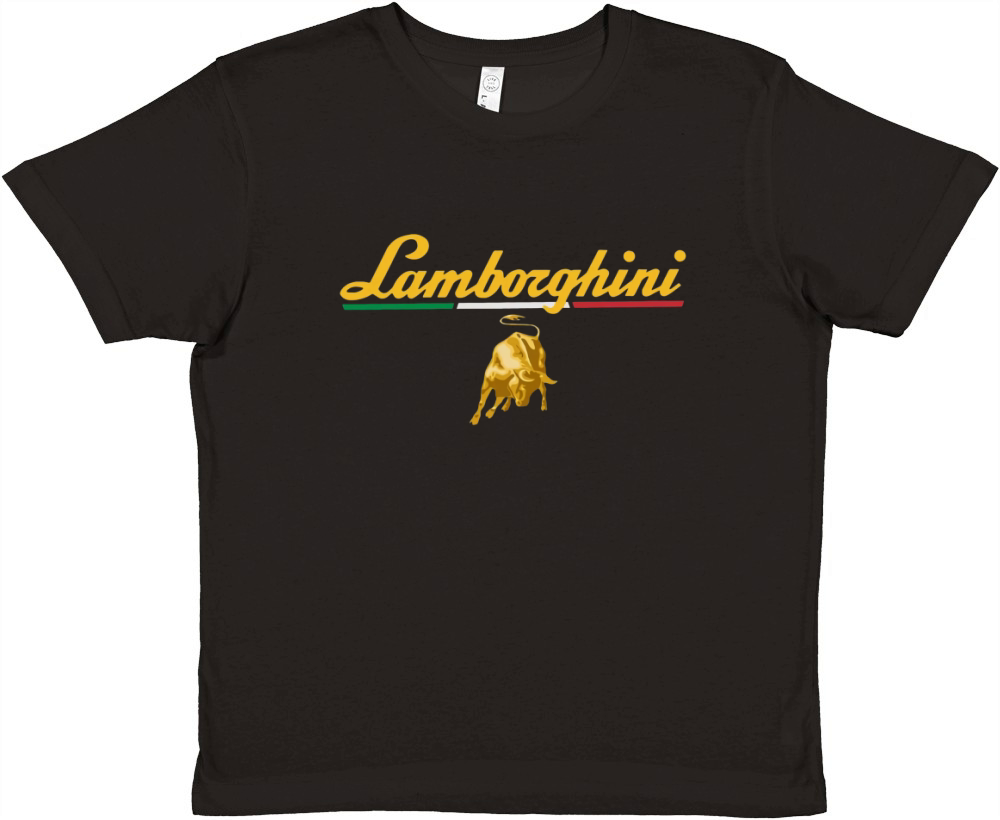 Lamborghini Logo shirt Premium Kids Crewneck T-shirt