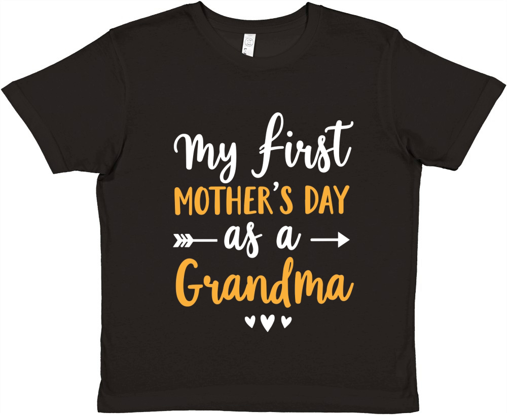 My first mothers day as a grandma Premium Kids Crewneck T-shirt