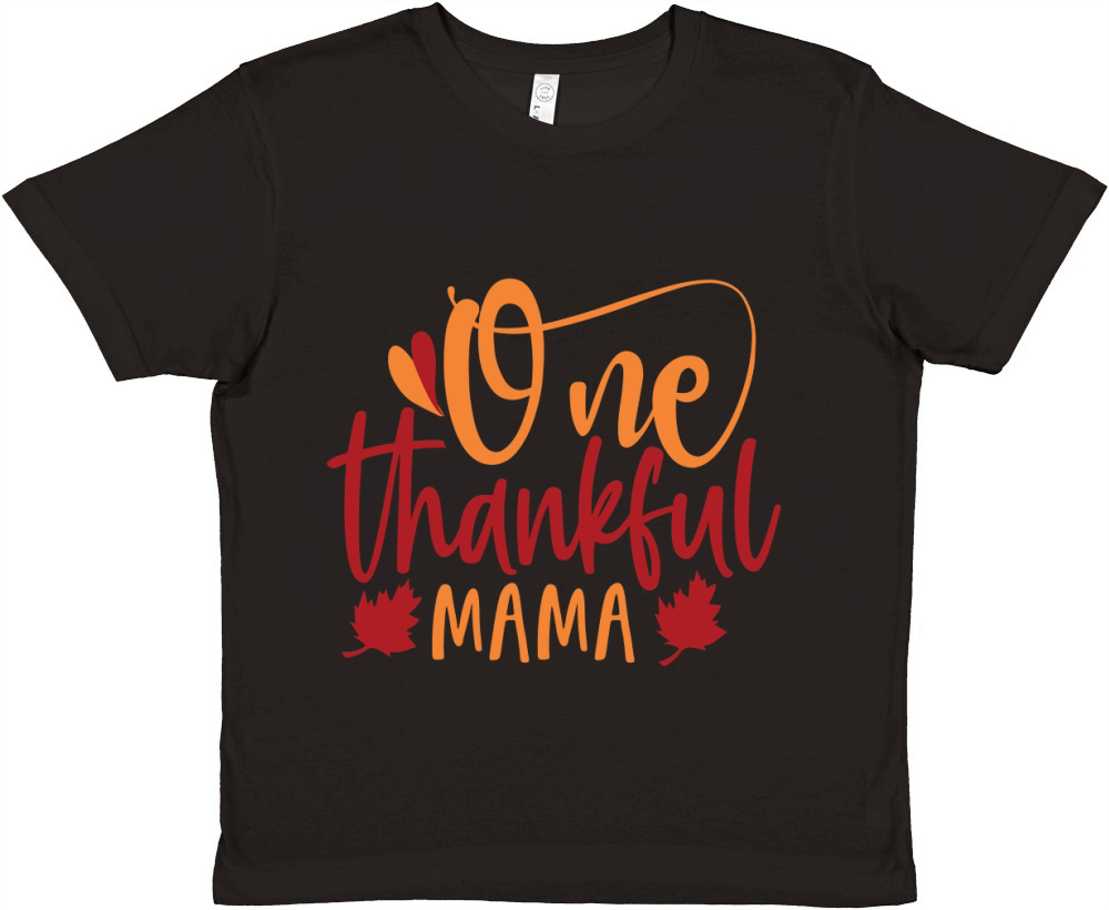 One thankful mama Premium Kids Crewneck T-shirt