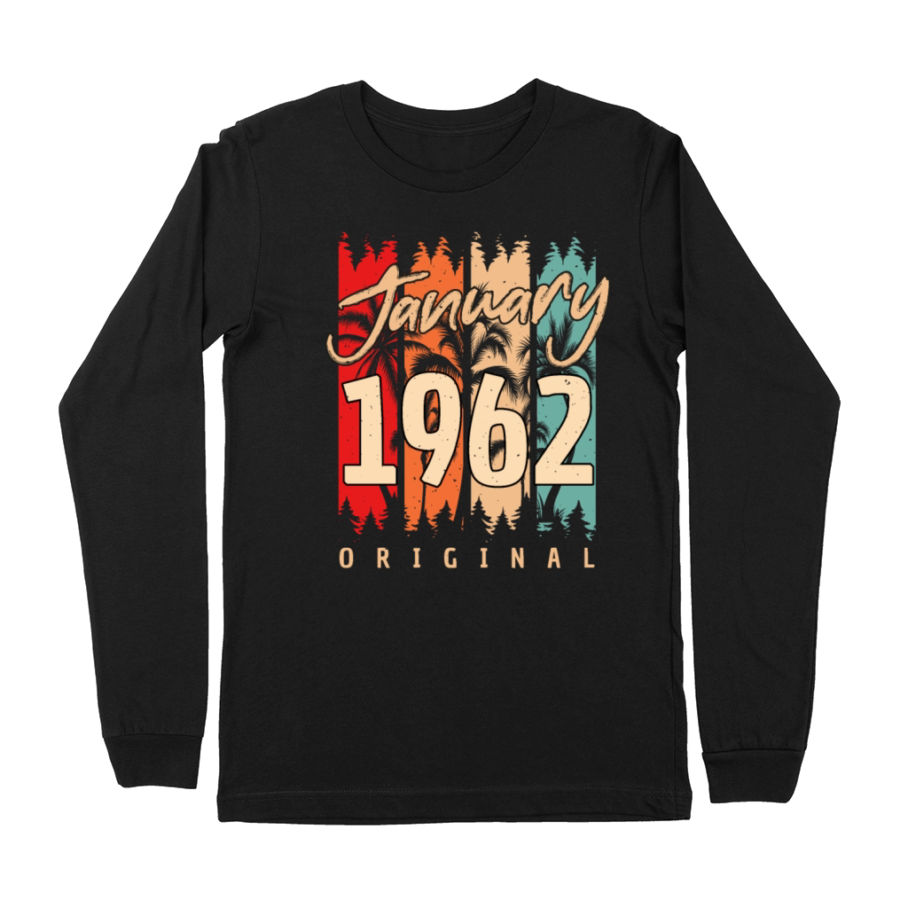 1962 In January Vintage Premium Long Sleeve
