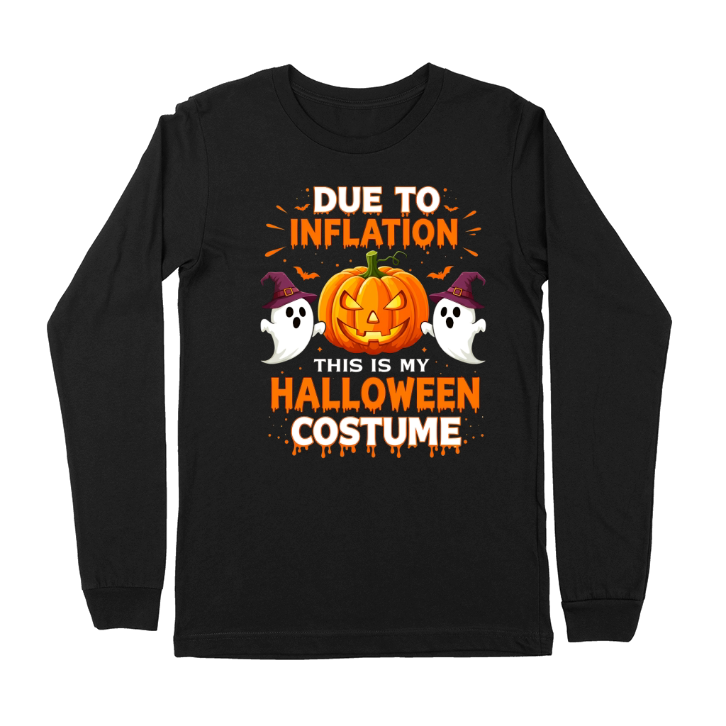 Due To Inflation This Is My Halloween Costume 02 Premium Long Sleeve
