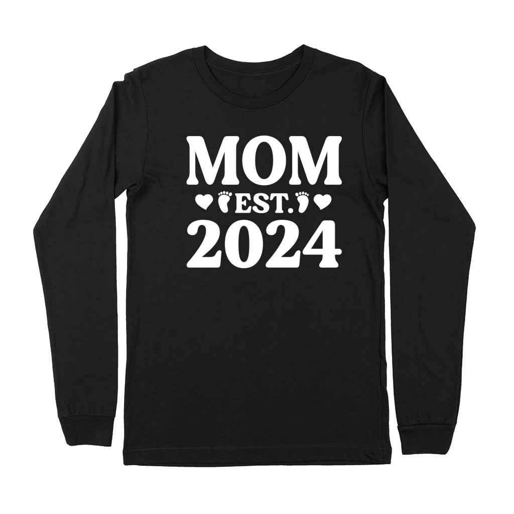 Mom Est 2024 Premium Long Sleeve