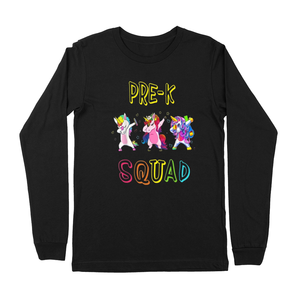 PreK Squad Team PreK Teacher Back To School shirt Premium Long Sleeve