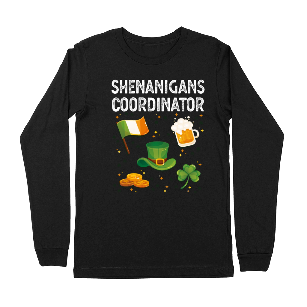 Shenanigans Coordinator Irish St Patricks Da Premium Long Sleeve