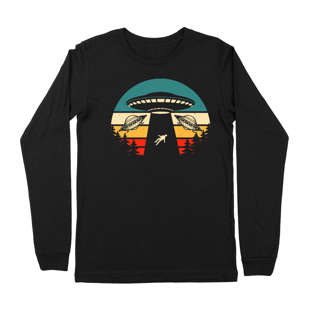 Vintage UFO Alien 11 Premium Long Sleeve