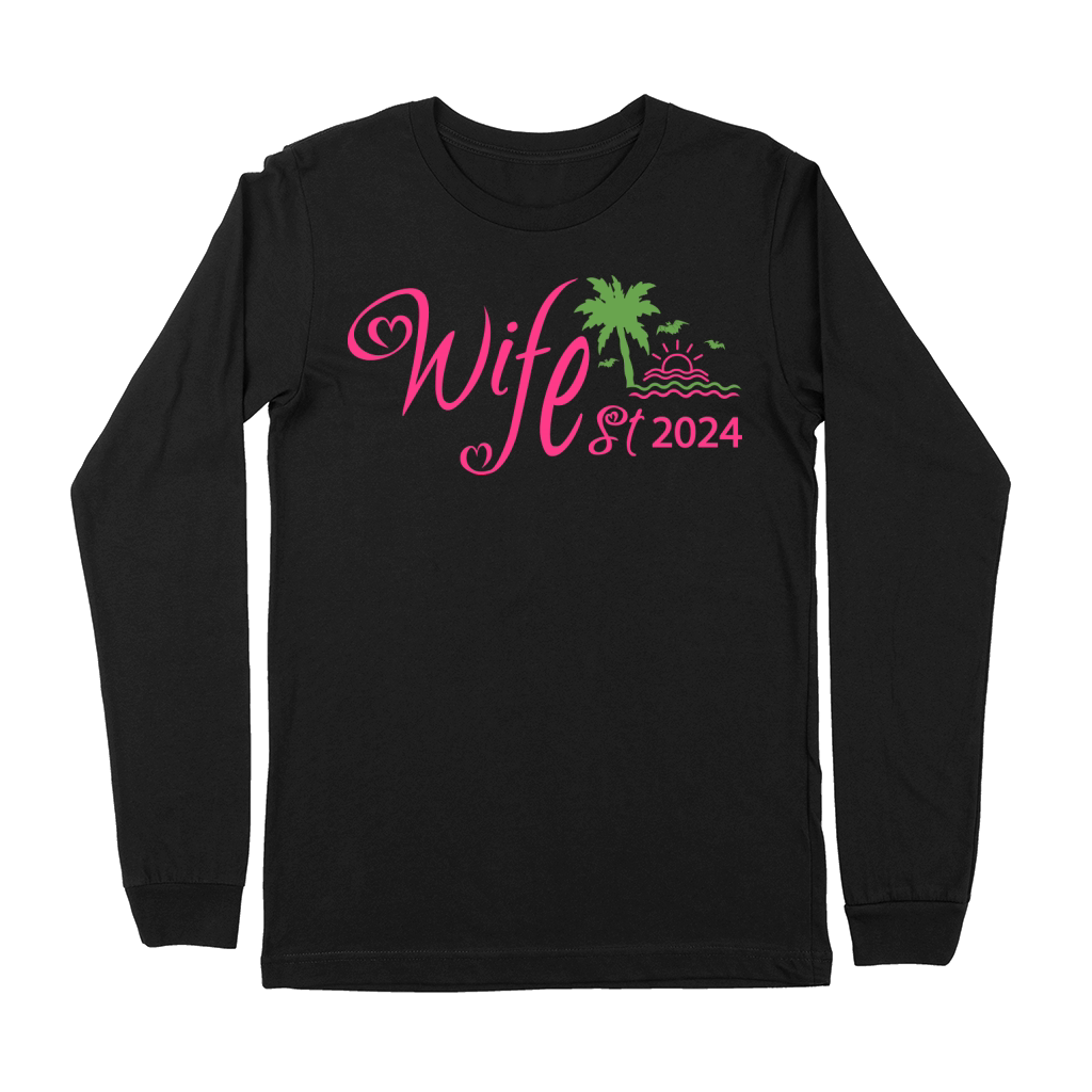 Wife Est 2024 9 Premium Long Sleeve