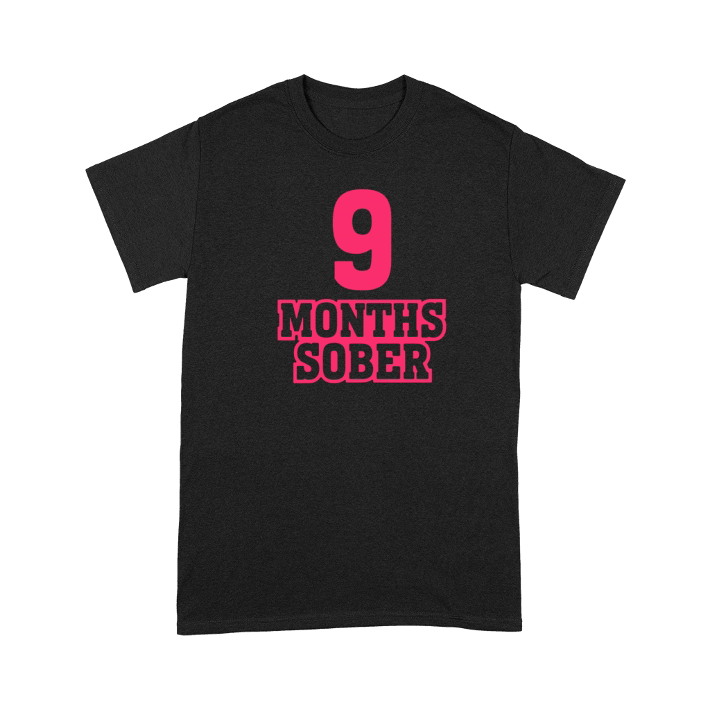 New Design 9 MONTHS SOBER Mommy Best Seller Premium T-shirt