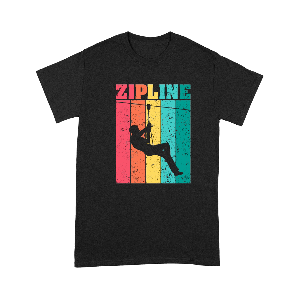Zipline Adventure Vintage Ziplining Premium T-shirt