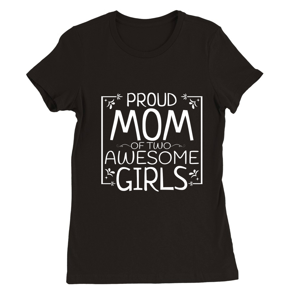mother day   Mother and daughter best friends for life 2 Premium Womens Crewneck T-shirt