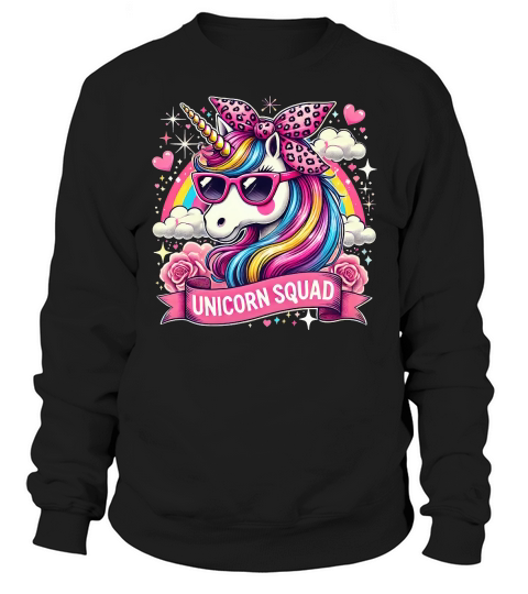 Graceful Unicorn Leopard Bandana Sweatshirt Unisex