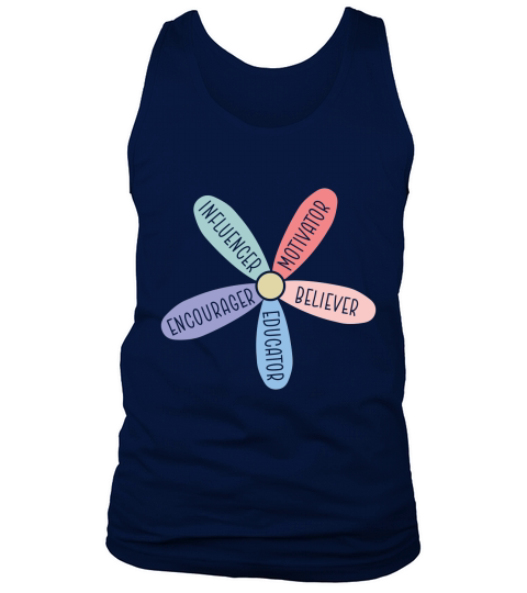 Influencer Motivator Believer Encourager Educator Tank Top Unisex
