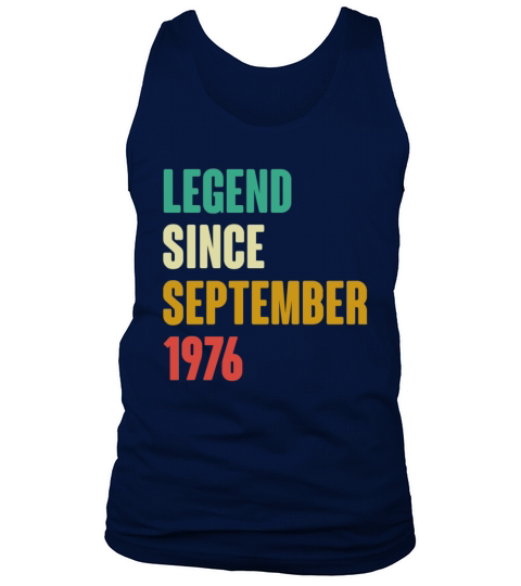 September 1976 46th Birthday 46 Years Old Bday Gi Tank Top Unisex