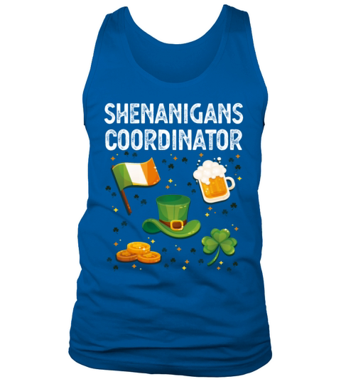 Shenanigans Coordinator Irish St Patricks Da Tank Top Unisex