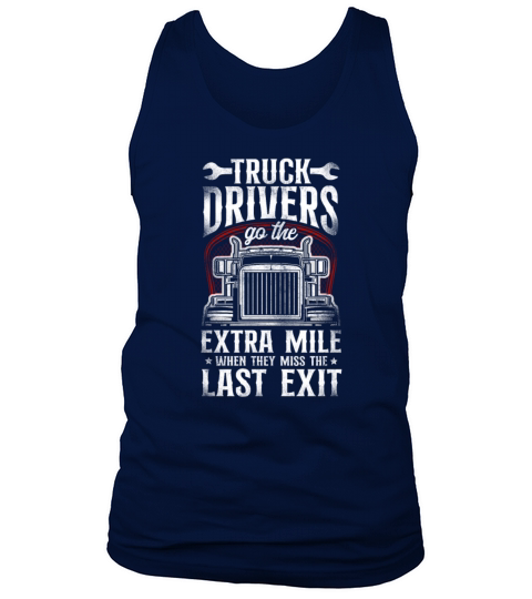 Trucker Truck Driver Vintage Truck Tank Top Unisex