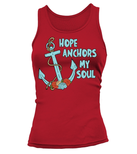 Hope Anchors My Soul Floral Tank top Woman
