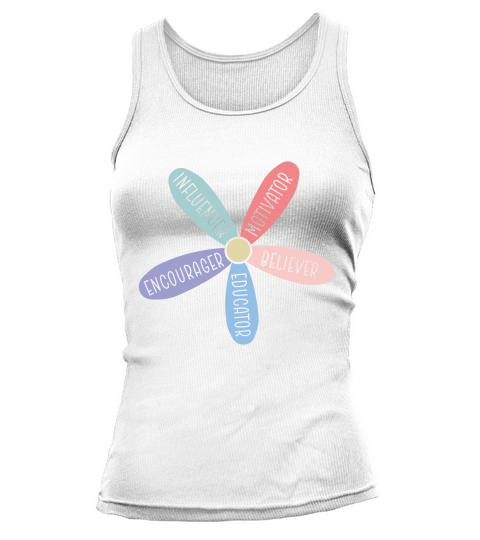 Influencer Motivator Believer Encourager Educator Tank top Woman