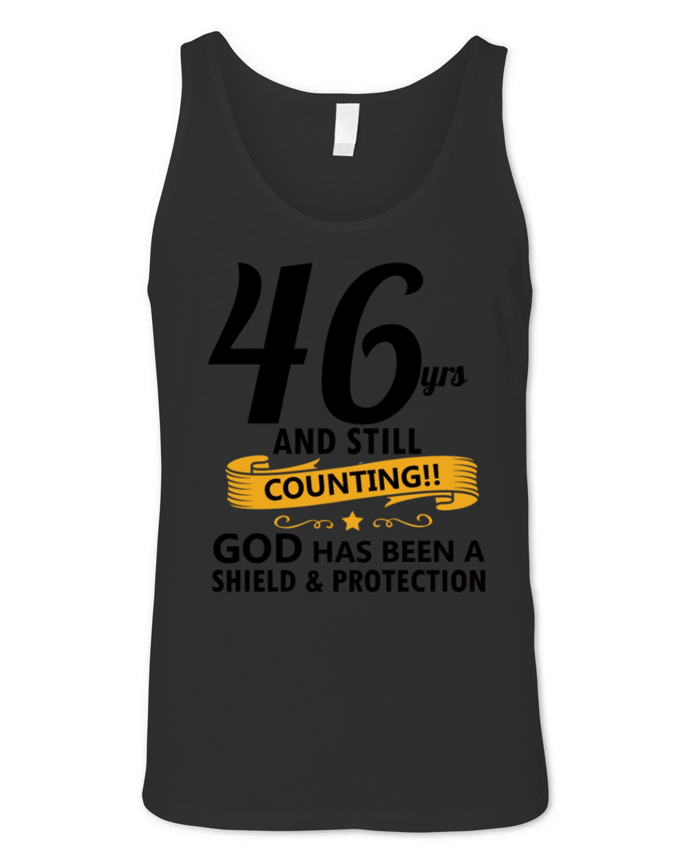 46th years and still counting Unisex Jersey Tank