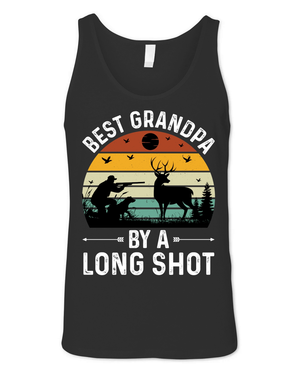Best Grandpa By a Long Shot (2) Unisex Jersey Tank
