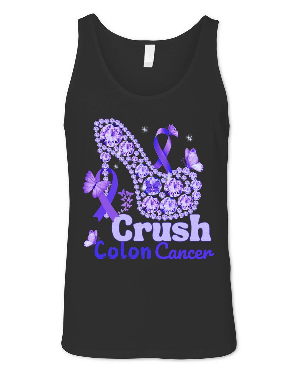 Colon Cancer Awareness Crush Unisex Jersey Tank