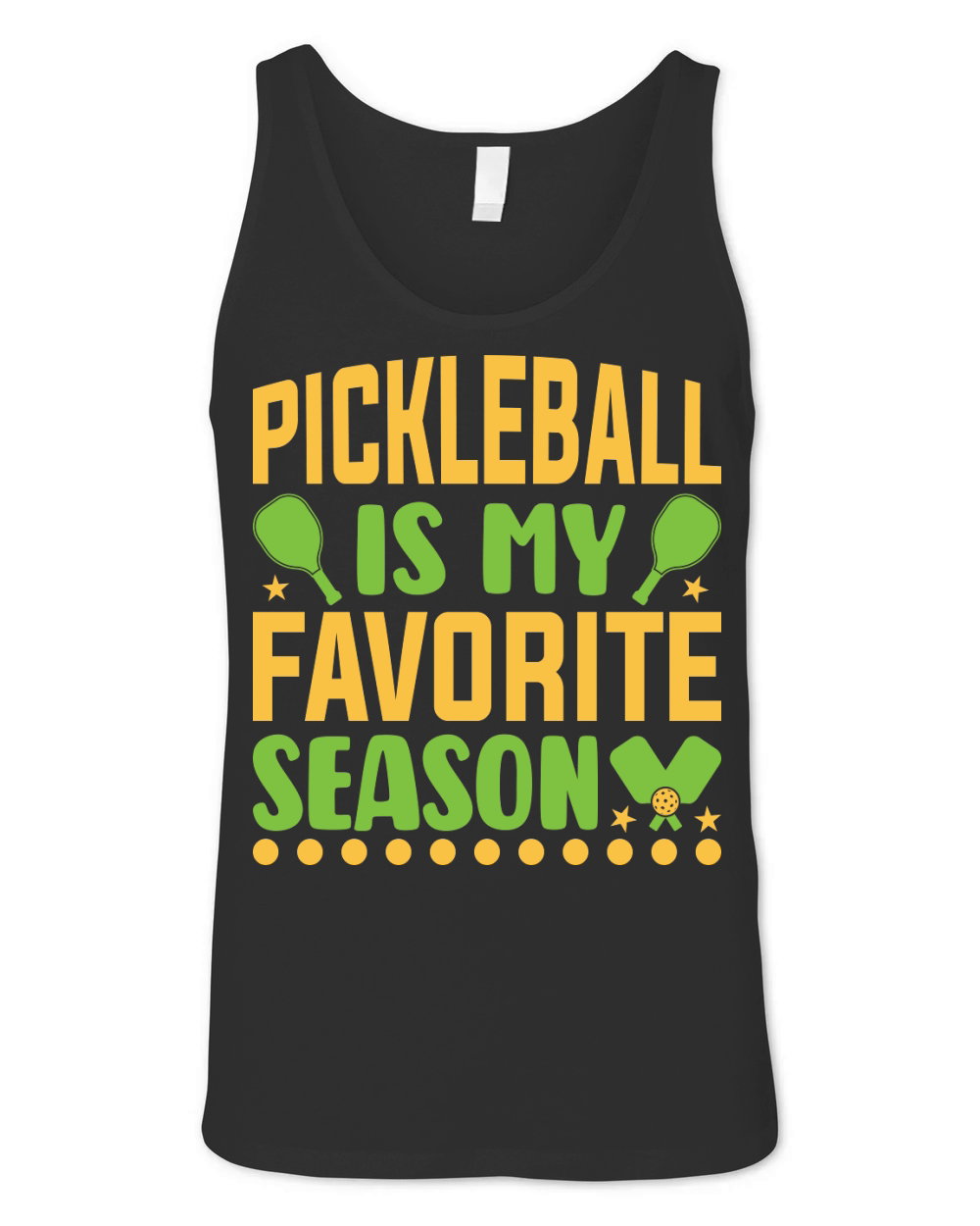 Pickleball Is My Favorite Season 03 Unisex Jersey Tank